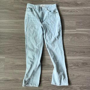 Abercrombie jeans ankle straight ultra high rise size 30